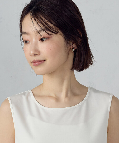 COMME CA ISM(コムサイズム)の「ベーシック タンクトップ(タンクトップ・レディース・ブラック/ホワイト・LARGE/MEDIUM)」の12枚目の写真