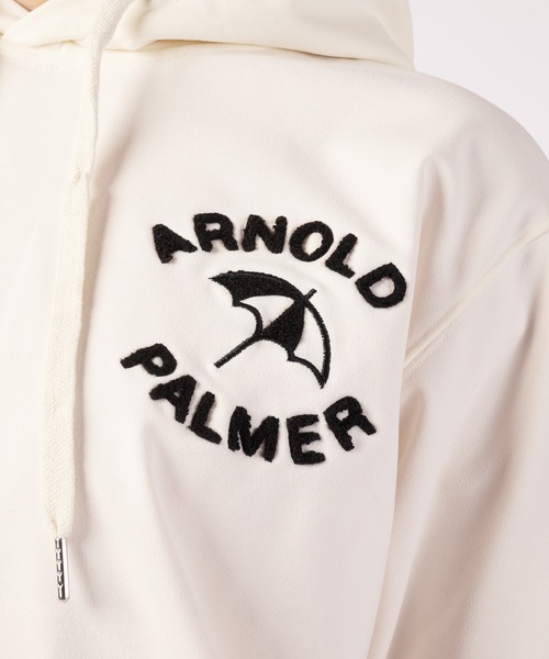 Arnold Palmer（アーノルドパーマー）の「AIR FLEX シェア スウェット 半袖フーディ（パーカー・レディース・ネイビー/オフホワイト/杢グレー・XS/S/M/L/LL）」の19枚目の写真