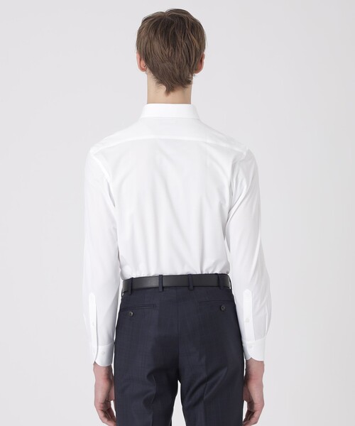 BLACK LABEL CRESTBRIDGE（ブラックレーベル・クレストブリッジ）の「【一部店舗限定】カネマサプレミアムソリッドジャージーセミワイドカラーシャツ（シャツ/ブラウス・メンズ・ブルー/ホワイト・XL/M/L/S）」の5枚目の写真