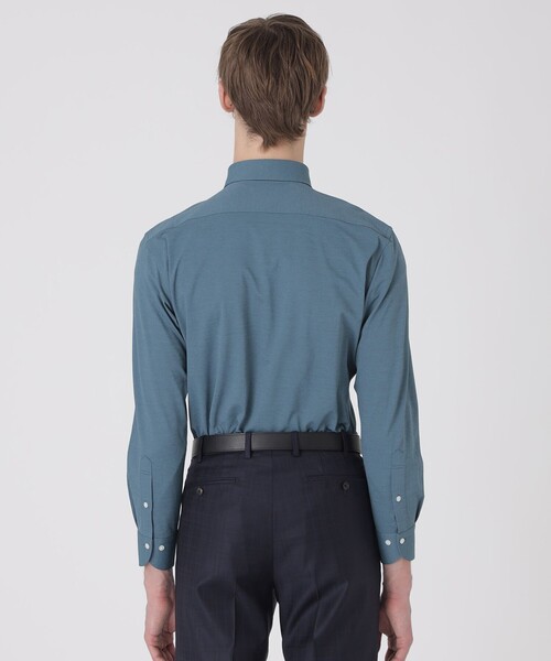 BLACK LABEL CRESTBRIDGE（ブラックレーベル・クレストブリッジ）の「【一部店舗限定】カネマサプレミアムソリッドジャージーセミワイドカラーシャツ（シャツ/ブラウス・メンズ・ブルー/ホワイト・XL/M/L/S）」の12枚目の写真