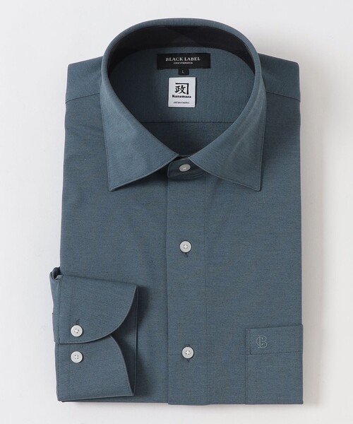 BLACK LABEL CRESTBRIDGE（ブラックレーベル・クレストブリッジ）の「【一部店舗限定】カネマサプレミアムソリッドジャージーセミワイドカラーシャツ（シャツ/ブラウス・メンズ・ブルー/ホワイト・XL/M/L/S）」の16枚目の写真