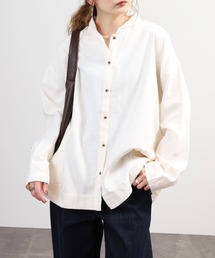 シャツブラウス 長袖