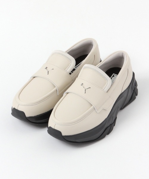 PUMA(プーマ)の「【PUMA(プーマ)】LOAFYR(WOMENS)(ローファー・レディース・オフホワイト/ブラック・LARGE/MEDIUM)」の2枚目の写真