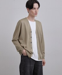 tk.TAKEO KIKUCHI（ティーケータケオキクチ）の「Vネックニットカーディガン（カーディガン/ボレロ）」