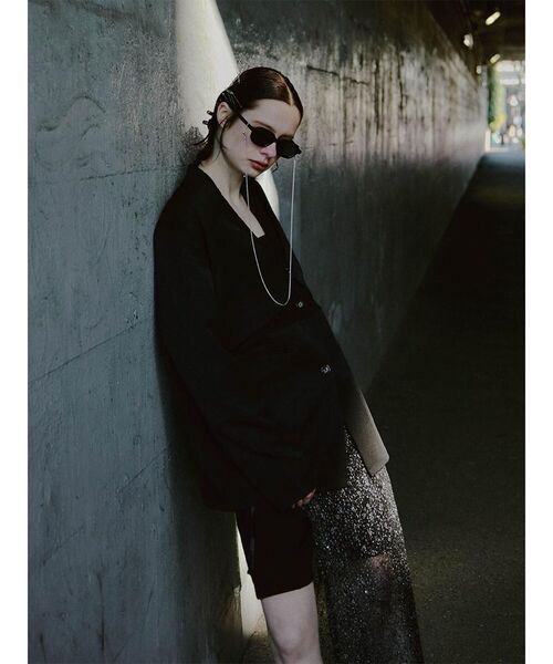 :ETHROF(イーサオブ)の「MULTIWAY LACE JACKET SET(その他アウター・レディース・ブラック・MEDIUM)」の2枚目の写真