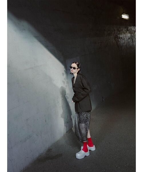 :ETHROF(イーサオブ)の「MULTIWAY LACE JACKET SET(その他アウター・レディース・ブラック・MEDIUM)」の4枚目の写真