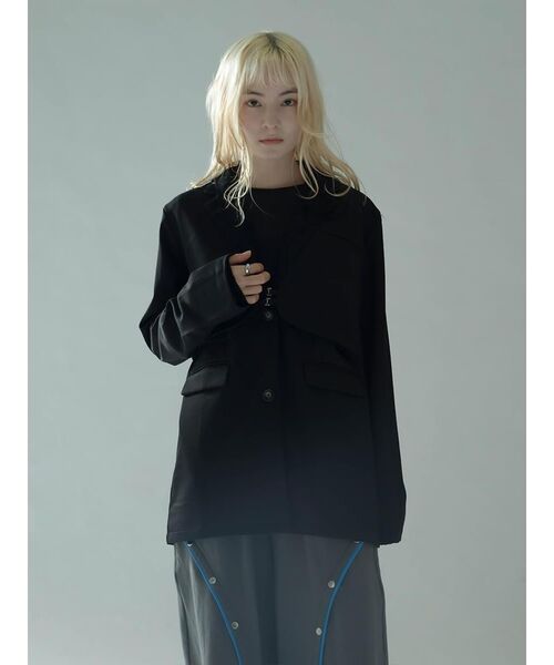 :ETHROF(イーサオブ)の「MULTIWAY LACE JACKET SET(その他アウター・レディース・ブラック・MEDIUM)」の8枚目の写真