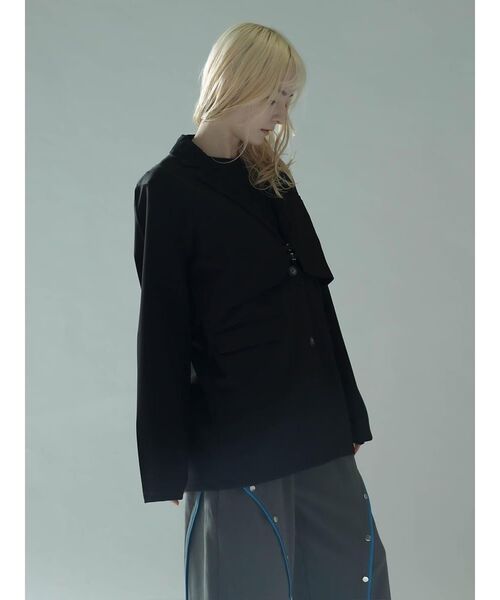:ETHROF(イーサオブ)の「MULTIWAY LACE JACKET SET(その他アウター・レディース・ブラック・MEDIUM)」の10枚目の写真