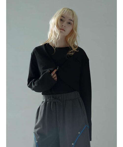 :ETHROF(イーサオブ)の「MULTIWAY LACE JACKET SET(その他アウター・レディース・ブラック・MEDIUM)」の20枚目の写真