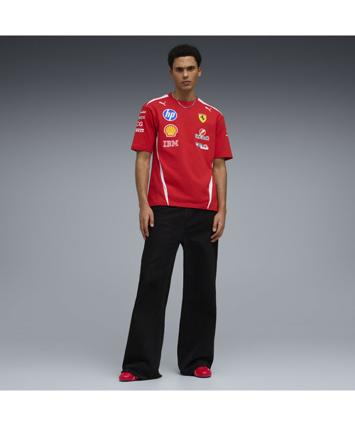 PUMA(プーマ)の「PUMA プーマ ユニセックス フェラーリ レプリカ ドライバーズ 半袖 Tシャツ(Tシャツ/カットソー・メンズ・レッド・X-SMALL/X-LARGE/LARGE/MEDIUM/SMALL)」の3枚目の写真