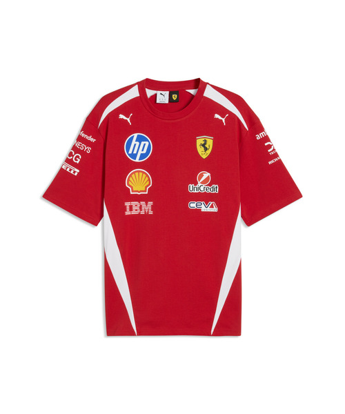 PUMA(プーマ)の「PUMA プーマ ユニセックス フェラーリ レプリカ ドライバーズ 半袖 Tシャツ(Tシャツ/カットソー・メンズ・レッド・X-SMALL/X-LARGE/LARGE/MEDIUM/SMALL)」の4枚目の写真