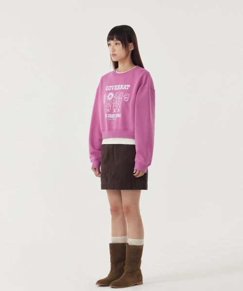 COVERNAT WOMAN（カバーナットウーマン）の「ウィメンズサーカスグラフィックスウェット メランジェグレー（スウェット・レディース・その他・WS/WM）」の4枚目の写真