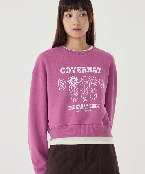 COVERNAT WOMAN（カバーナットウーマン）の「ウィメンズサーカスグラフィックスウェット メランジェグレー（スウェット・レディース・その他・WS/WM）」の6枚目の写真