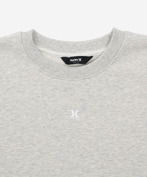 Hurley (ハーレー)の「【Hurley:ハーレー】レディースフレアシルエットスウェット TERRY ICON CRPPD SHORT SLEEVE(スウェット・レディース・ヘザーグレー/ブラック/ブルーグレー・SMALL/MEDIUM/LARGE)」の9枚目の写真