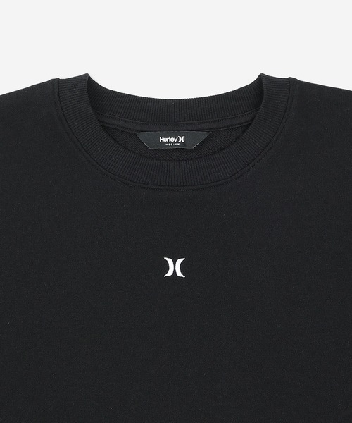 Hurley (ハーレー)の「【Hurley:ハーレー】レディースフレアシルエットスウェット TERRY ICON CRPPD SHORT SLEEVE(スウェット・レディース・ヘザーグレー/ブラック/ブルーグレー・SMALL/MEDIUM/LARGE)」の5枚目の写真