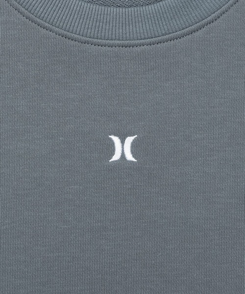 Hurley (ハーレー)の「【Hurley:ハーレー】レディースフレアシルエットスウェット TERRY ICON CRPPD SHORT SLEEVE(スウェット・レディース・ヘザーグレー/ブラック/ブルーグレー・SMALL/MEDIUM/LARGE)」の13枚目の写真