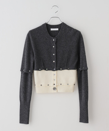 KAYLE WOOL DETACHABLE CARDIGAN