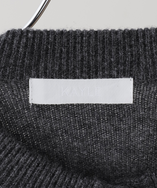 FRAMeWORK（フレームワーク）の「KAYLE WOOL DETACHABLE CARDIGAN（カーディガン/ボレロ・レディース・チャコールグレー・FREE）」の7枚目の写真