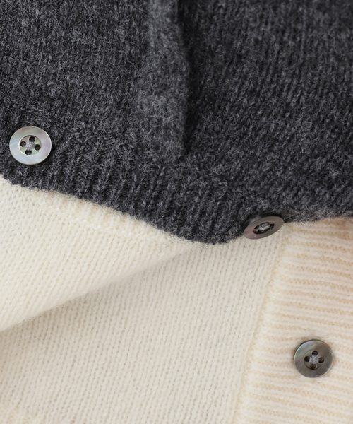 FRAMeWORK（フレームワーク）の「KAYLE WOOL DETACHABLE CARDIGAN（カーディガン/ボレロ・レディース・チャコールグレー・FREE）」の9枚目の写真