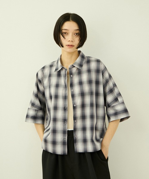 VICKY(ビッキー)の「ブロードチェックシャツ(シャツ/ブラウス・レディース・ブラック系その他/ブルー系その他・M)」の19枚目の写真