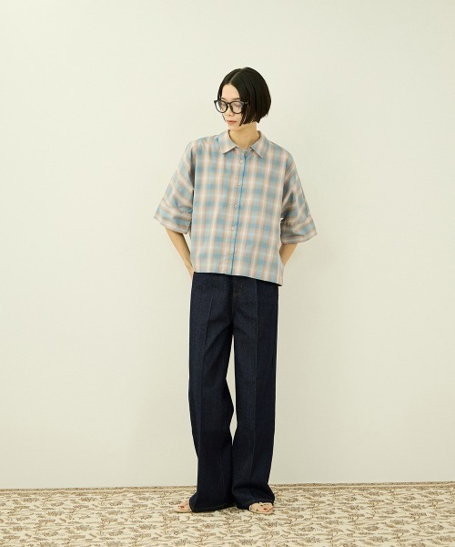 VICKY(ビッキー)の「ブロードチェックシャツ(シャツ/ブラウス・レディース・ブラック系その他/ブルー系その他・M)」の15枚目の写真