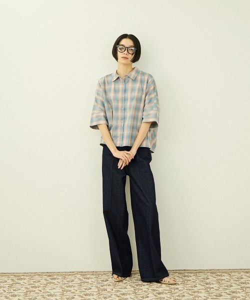 VICKY(ビッキー)の「ブロードチェックシャツ(シャツ/ブラウス・レディース・ブラック系その他/ブルー系その他・M)」の16枚目の写真