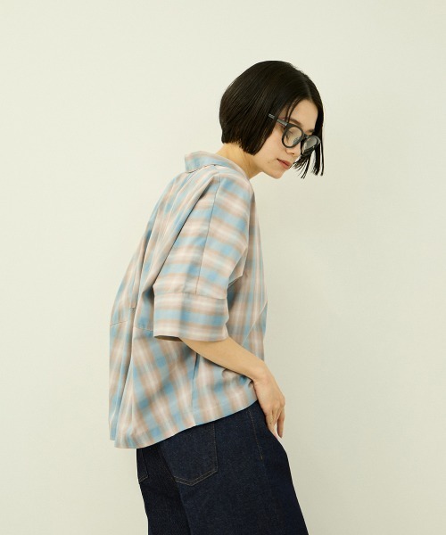 VICKY(ビッキー)の「ブロードチェックシャツ(シャツ/ブラウス・レディース・ブラック系その他/ブルー系その他・M)」の13枚目の写真