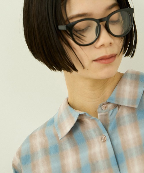 VICKY(ビッキー)の「ブロードチェックシャツ(シャツ/ブラウス・レディース・ブラック系その他/ブルー系その他・M)」の14枚目の写真