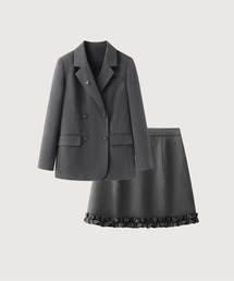 Dots Princess Frill Jacket（テーラードジャケット）｜LA POMME petit