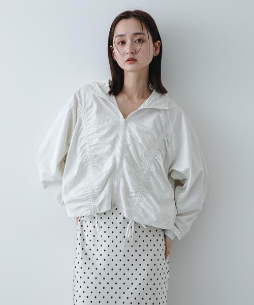 SENSE OF PLACE by URBAN RESEARCH（センスオブプレイスバイアーバンリサーチ）の「シャーリングライトブルゾン（ブルゾン・レディース・ライトブルー/オフホワイト/チャコールグレー・ONE）」の10枚目の写真