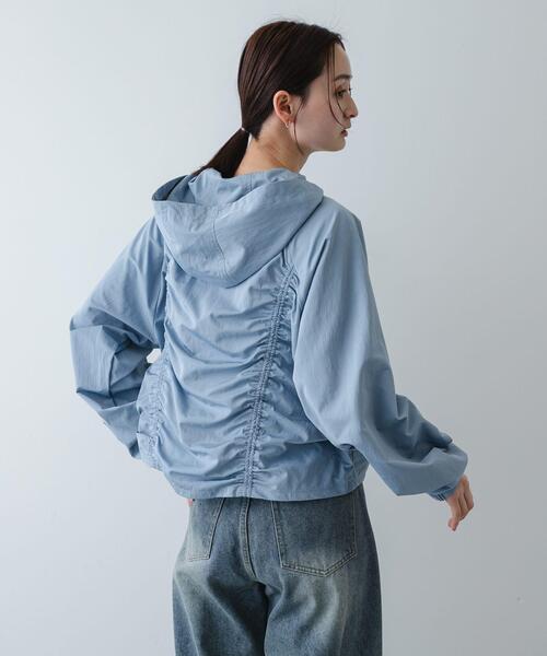 SENSE OF PLACE by URBAN RESEARCH（センスオブプレイスバイアーバンリサーチ）の「シャーリングライトブルゾン（ブルゾン・レディース・ライトブルー/オフホワイト/チャコールグレー・ONE）」の18枚目の写真