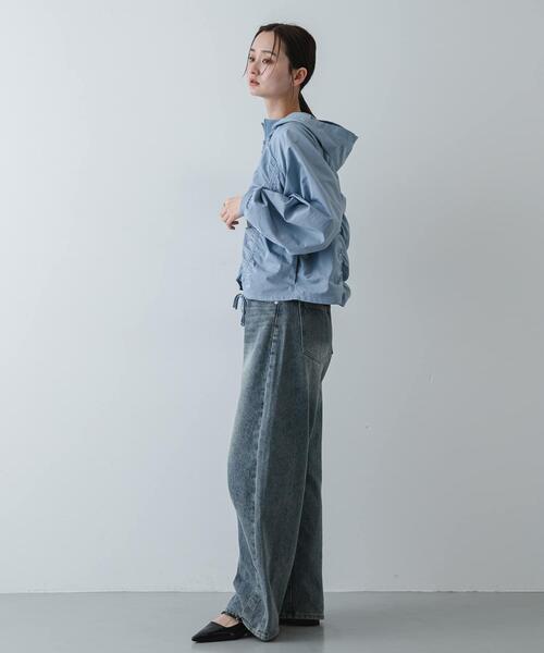 SENSE OF PLACE by URBAN RESEARCH（センスオブプレイスバイアーバンリサーチ）の「シャーリングライトブルゾン（ブルゾン・レディース・ライトブルー/オフホワイト/チャコールグレー・ONE）」の20枚目の写真