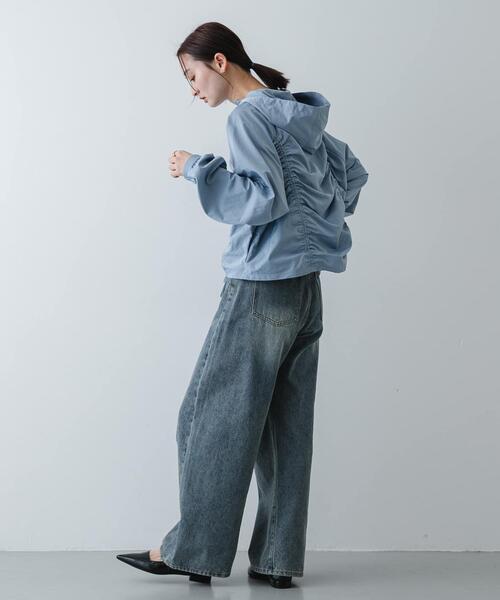 SENSE OF PLACE by URBAN RESEARCH（センスオブプレイスバイアーバンリサーチ）の「シャーリングライトブルゾン（ブルゾン・レディース・ライトブルー/オフホワイト/チャコールグレー・ONE）」の21枚目の写真