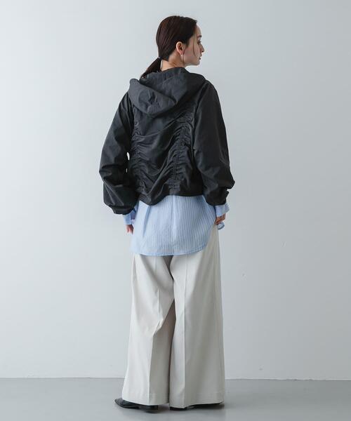 SENSE OF PLACE by URBAN RESEARCH（センスオブプレイスバイアーバンリサーチ）の「シャーリングライトブルゾン（ブルゾン・レディース・ライトブルー/オフホワイト/チャコールグレー・ONE）」の7枚目の写真