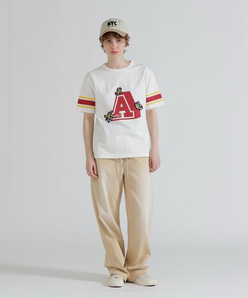 AVIREX(アヴィレックス)の「NUMBERING TOM CAT T-SHIRT(Tシャツ/カットソー・レディース・チャコールグレー/パープル/ホワイト・F)」の22枚目の写真