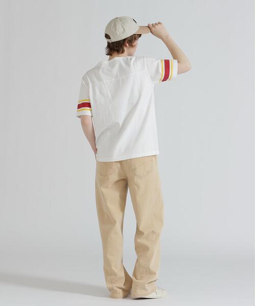 AVIREX(アヴィレックス)の「NUMBERING TOM CAT T-SHIRT(Tシャツ/カットソー・レディース・チャコールグレー/パープル/ホワイト・F)」の6枚目の写真