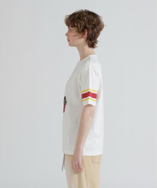 AVIREX(アヴィレックス)の「NUMBERING TOM CAT T-SHIRT(Tシャツ/カットソー・レディース・チャコールグレー/パープル/ホワイト・F)」の8枚目の写真
