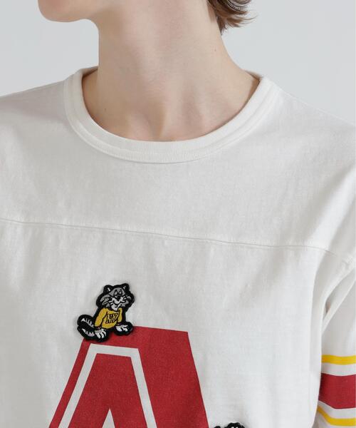 AVIREX(アヴィレックス)の「NUMBERING TOM CAT T-SHIRT(Tシャツ/カットソー・レディース・チャコールグレー/パープル/ホワイト・F)」の10枚目の写真