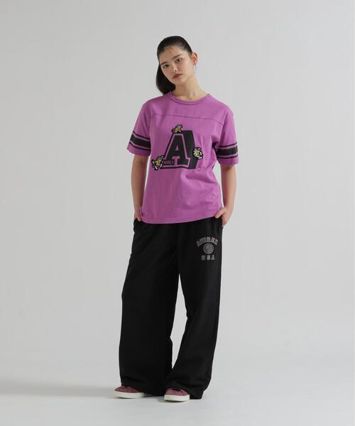 AVIREX(アヴィレックス)の「NUMBERING TOM CAT T-SHIRT(Tシャツ/カットソー・レディース・チャコールグレー/パープル/ホワイト・F)」の18枚目の写真