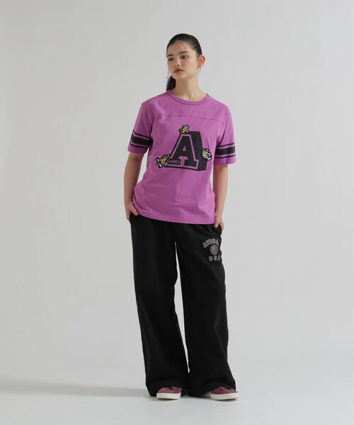 AVIREX(アヴィレックス)の「NUMBERING TOM CAT T-SHIRT(Tシャツ/カットソー・レディース・チャコールグレー/パープル/ホワイト・F)」の19枚目の写真