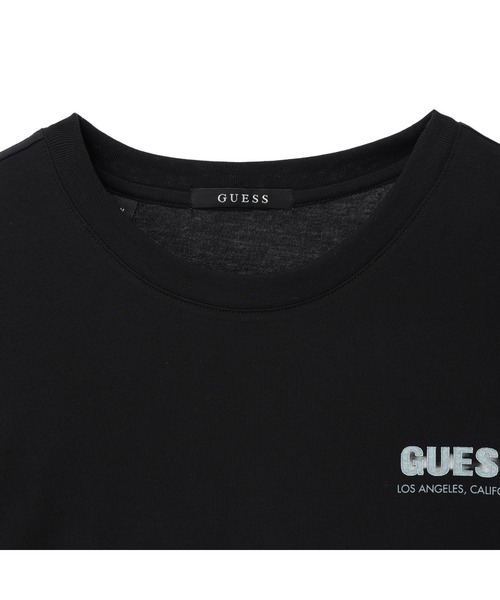 Guess（ゲス）の「MEN'S S/SLV TEE SHIRT Tシャツ バックプリント（Tシャツ/カットソー・メンズ・ホワイト/ブラック・X-LARGE/LARGE/MEDIUM/SMALL）」の5枚目の写真