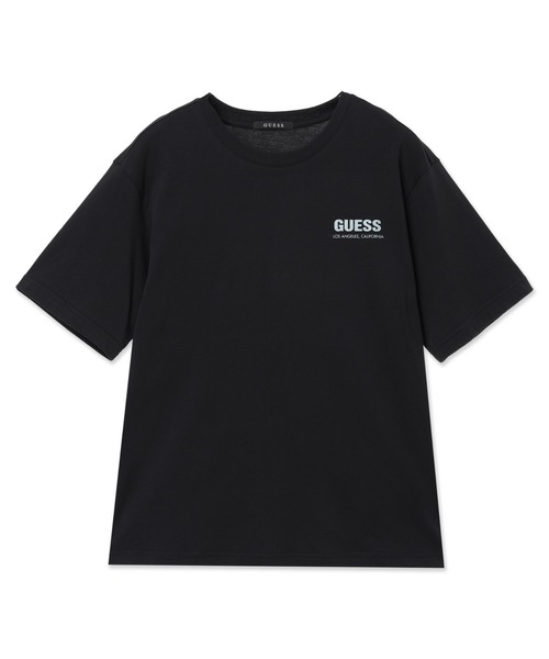 Guess（ゲス）の「MEN'S S/SLV TEE SHIRT Tシャツ バックプリント（Tシャツ/カットソー・メンズ・ホワイト/ブラック・X-LARGE/LARGE/MEDIUM/SMALL）」の3枚目の写真