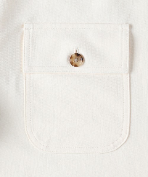 BACK NUMBER(バックナンバー)の「【BACK NUMBER】ダックライクシャツジャケット (軽やか / リラックスシルエット / 機能美 / アメリカンカジュアル)(カバーオール・メンズ・ブラウン/ホワイト/ブラック・M/L/XL/S)」の14枚目の写真