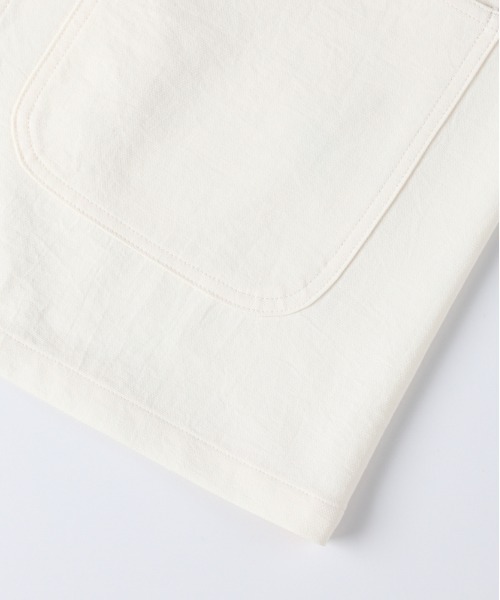 BACK NUMBER(バックナンバー)の「【BACK NUMBER】ダックライクシャツジャケット (軽やか / リラックスシルエット / 機能美 / アメリカンカジュアル)(カバーオール・メンズ・ブラウン/ホワイト/ブラック・M/L/XL/S)」の16枚目の写真