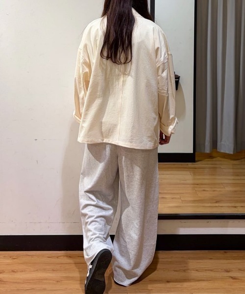 BACK NUMBER(バックナンバー)の「BACK NUMBER(バックナンバー)ダックライクシャツジャケット(ブルゾン・メンズ・ブラウン/ホワイト/ブラック・M/L/XL/S)」の5枚目の写真