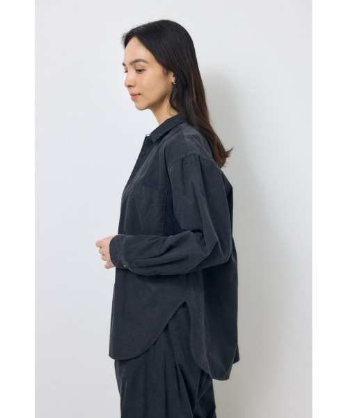 AZUL by moussy(アズールバイマウジー)の「コーデュロイリラックスポケットシャツ(シャツ/ブラウス・レディース・アイボリー/ライトピンク/ライトブラック・FREE)」の18枚目の写真