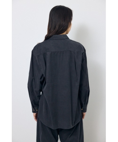 AZUL by moussy(アズールバイマウジー)の「コーデュロイリラックスポケットシャツ(シャツ/ブラウス・レディース・アイボリー/ライトピンク/ライトブラック・FREE)」の19枚目の写真