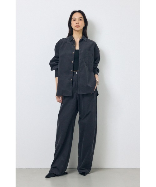 AZUL by moussy(アズールバイマウジー)の「コーデュロイリラックスポケットシャツ(シャツ/ブラウス・レディース・アイボリー/ライトピンク/ライトブラック・FREE)」の20枚目の写真