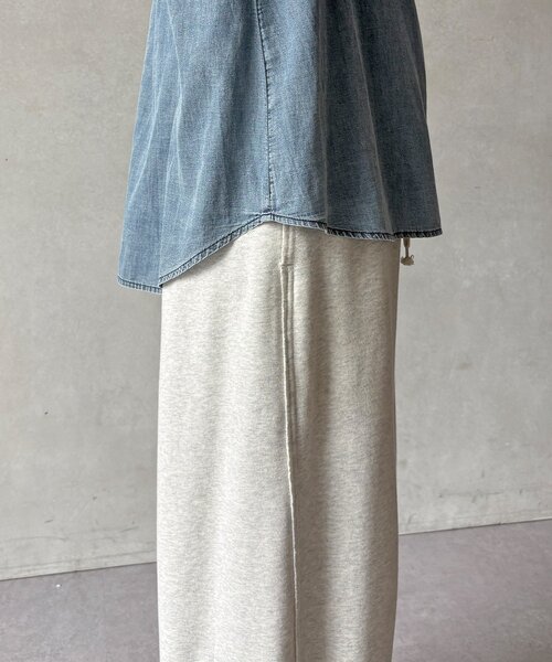 DouDou（ドゥドゥ）の「ライトデニムフリルブラウス（シャツ/ブラウス・レディース・ブルー・FREE）」の12枚目の写真