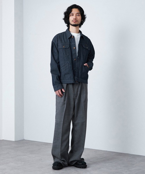 Lee(リー)の「Wrangler/ラングラー【MENS】WRANCHER WIDE/【リネンライク】ランチャーフレアーワイド(その他パンツ・メンズ・チャコール/ベージュ/ブラック・MEDIUM/SMALL/LARGE/X-LARGE)」の20枚目の写真